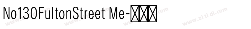 No130FultonStreet Me字体转换